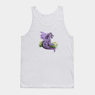 Adorable Lilac Baby Dragon Tank Top